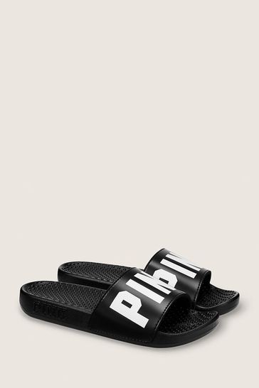Black and sales pink sliders