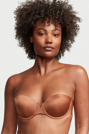 Buy Victoria's Secret Caramel Kiss Brown Smooth Multiway Strapless Push Up  Bra from Next Luxembourg