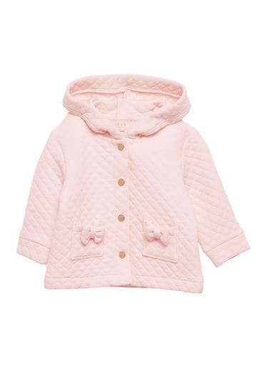 Lipsy Pink Quilted Jacket 0 6yrs