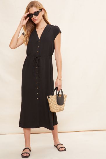 Witchery v neck midi dress shop