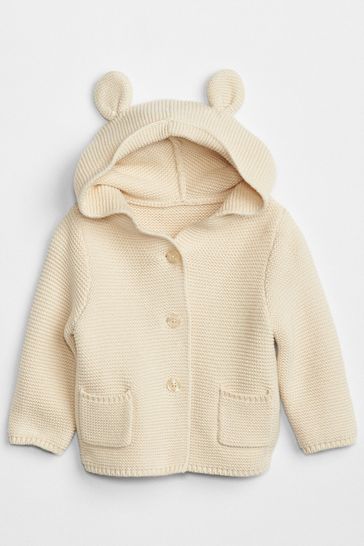 Gap Beige Knitted Brannan Bear Cardigan - Baby (Newborn - 24mths)