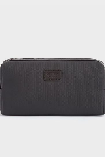 OSPREY LONDON The Small Grantham Waxed Canvas And Leather Washbag