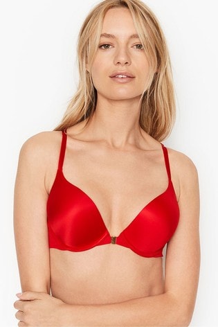 Victoria's Secret Bombshell Add-2-cups Ring Hardware Front Close Push Up Bra