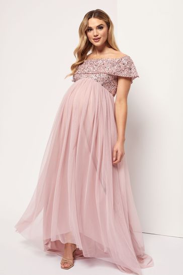 Petite maternity maxi top dress uk