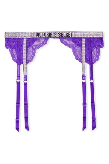 Victoria's Secret Shine Strap Lace Garter Belt