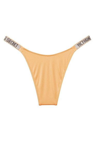 Victoria's Secret Shine Strap Escondido Brazilian Swim Bikini Bottom