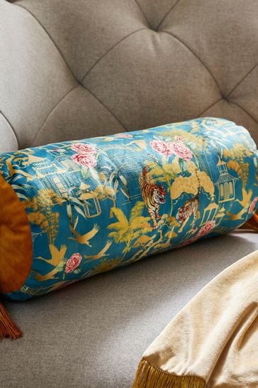 Buy Joe Browns Blue Brilliant Bolster Cushion from Next Luxembourg