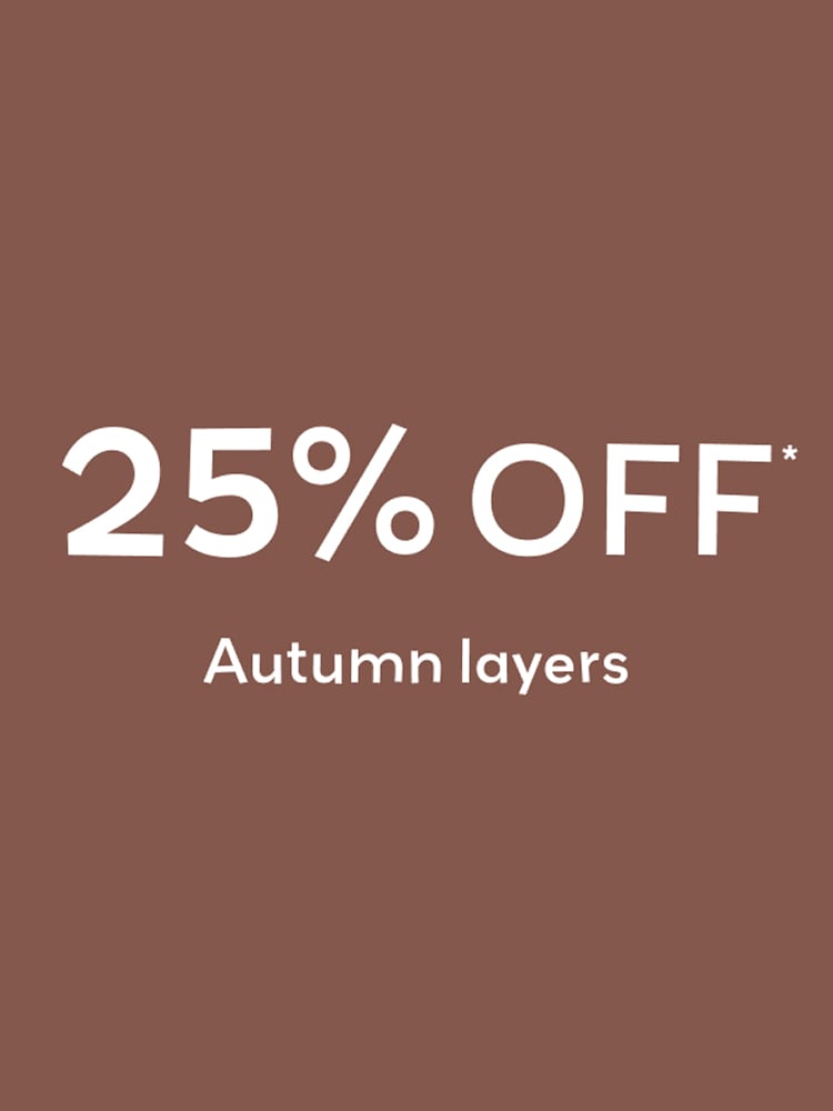 25% Off Autumn Layers