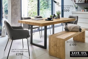Buy Brooklyn 6 8 Extending Dining Table From The Next Uk Online Shop