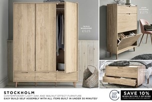 Buy Oslo Triple Wardrobe From The Next Uk Online Shop