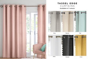 Buy Tassel Edge Eyelet Lined Curtains From The Next Uk Online Shop
