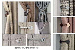 Buy Extendable Stud End 28mm Curtain Pole Kit From The Next Uk
