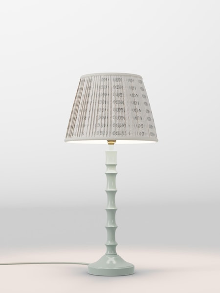 Neutral Woodblock Pleated Lamp Shade (AR1539_AR8419) | £30