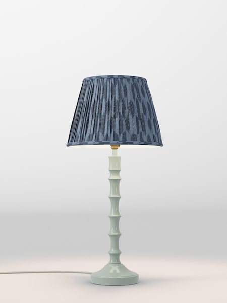 Navy Blue Geo Pleated Lamp Shade (AR1539_F48623) | £30