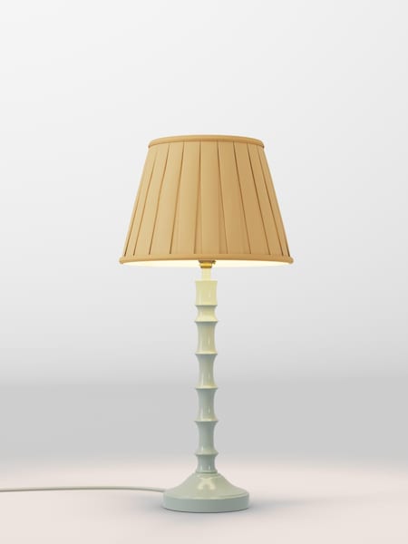 Ochre Yellow Box Pleated Lamp Shade (AR1539_F48626) | £30