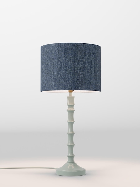 Navy Blue Tweedy Lamp Shade (AR1539_F68883) | £30