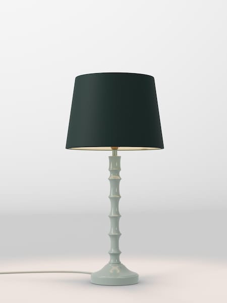 Green Velvet Lamp Shade (AR1539_F68890) | £30