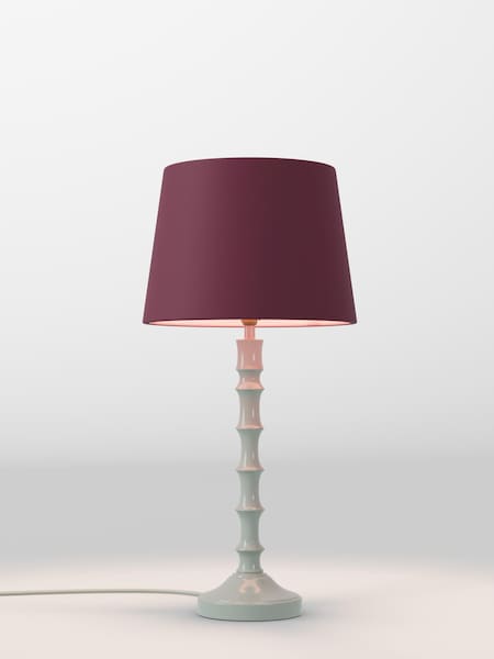 Cranberry Red Velvet Lamp Shade (AR1539_F68893) | £30