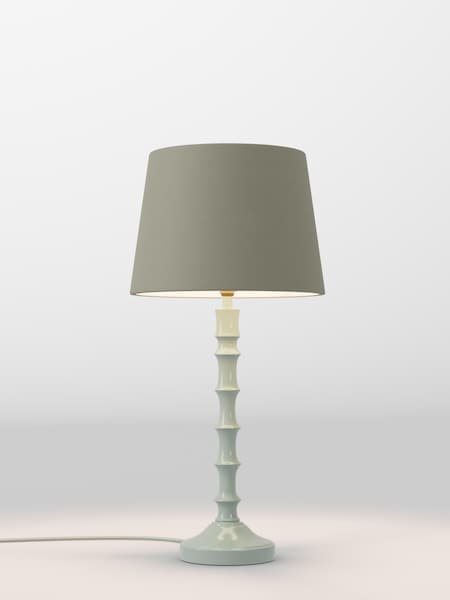 Moss Green Velvet Lamp Shade (AR1539_F68895) | £30