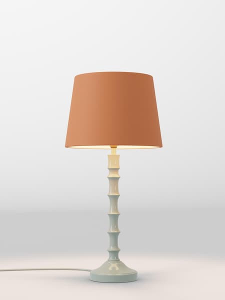 Orange Velvet Lamp Shade (AR1539_F68896) | £30