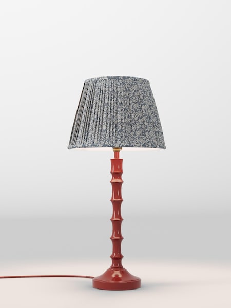 Blue Floral Pleated Lamp Shade (AR1540_AR8412) | £30