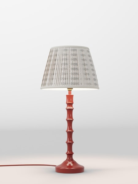 Neutral Woodblock Pleated Lamp Shade (AR1540_AR8419) | £30