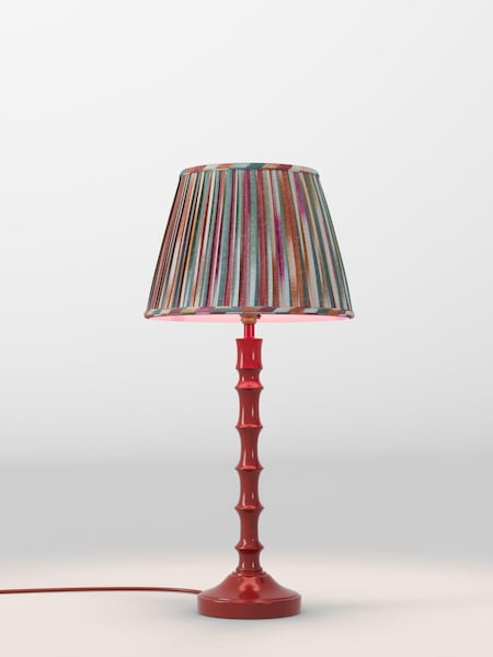 Red Stripes Pleated Lamp Shade (AR1540_AR8421) | £30