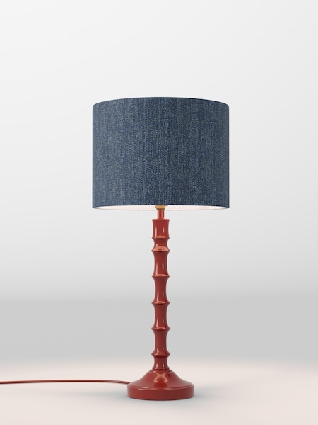 Navy Blue Tweedy Lamp Shade (AR1540_F68883) | £30