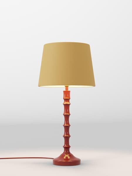 Ochre Yellow Velvet Lamp Shade (AR1540_F68889) | £30