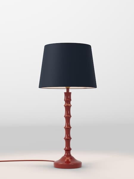 Navy Blue Velvet Lamp Shade (AR1540_F68891) | £30