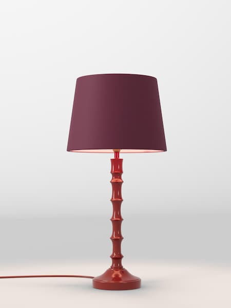 Cranberry Red Velvet Lamp Shade (AR1540_F68893) | £30