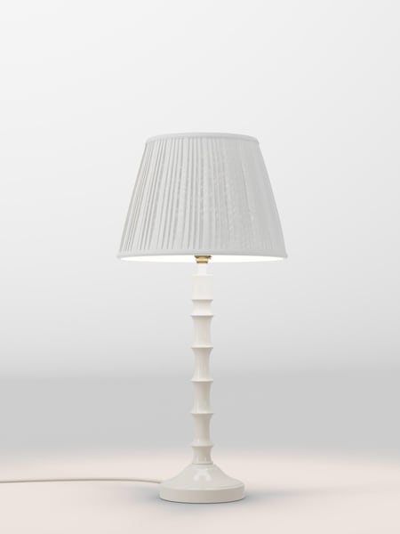 Ivory White Pleated Lamp Shade (AR1541_AR8407) | £30