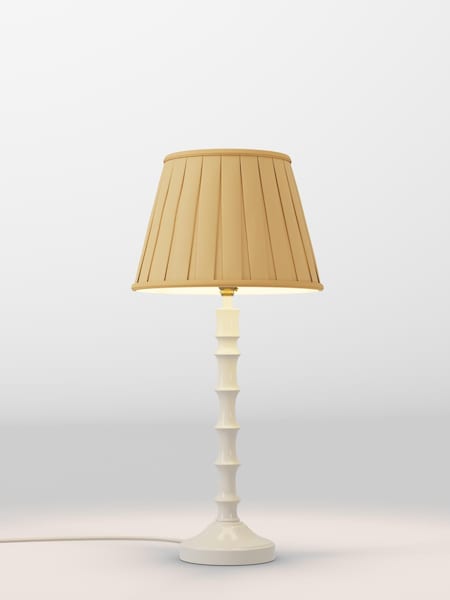 Ochre Yellow Box Pleated Lamp Shade (AR1541_F48626) | £30