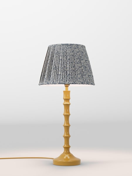 Blue Floral Pleated Lamp Shade (AR1565_AR8412) | £30