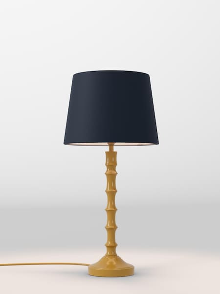 Navy Blue Velvet Lamp Shade (AR1565_F68891) | £30