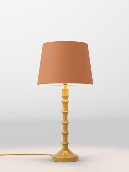Orange Velvet Lamp Shade (AR1565_F68896) | £30