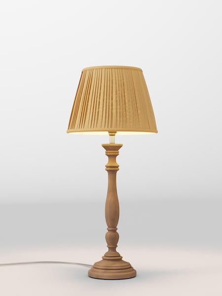 Ochre Yellow Pleated Lamp Shade (AR4080_AR8410) | £48
