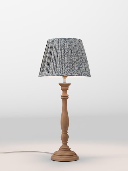 Blue Floral Pleated Lamp Shade (AR4080_AR8412) | £48