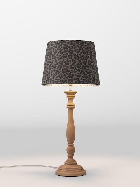 Leopard Print Velvet Lamp Shade (AR4080_F20714) | £48