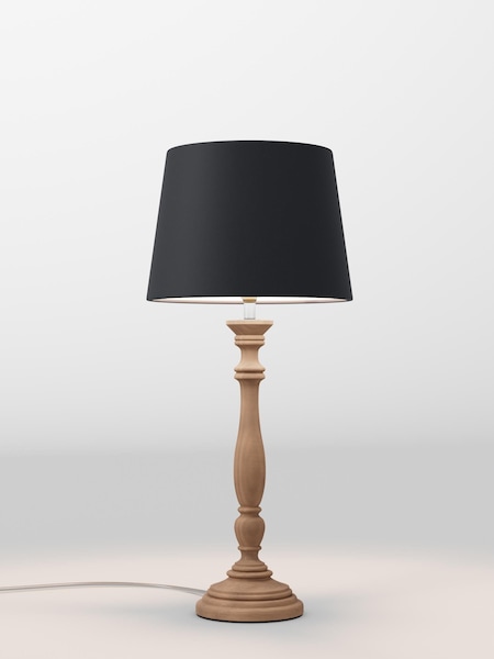 Black Plain Lamp Shade (AR4080_F68874) | £48