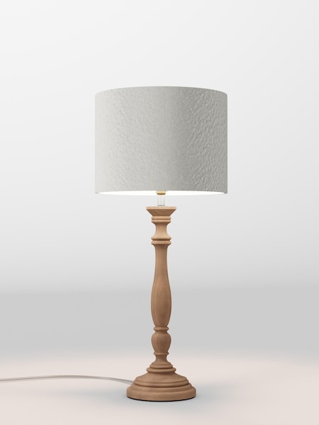 Natural Boucle Lamp Shade (AR4080_F68881) | £48