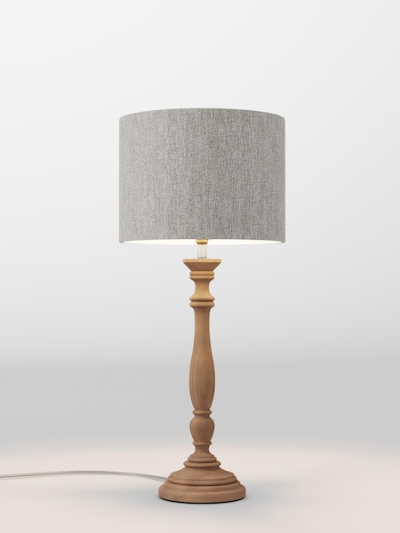 Mid Natural Tweedy Lamp Shade (AR4080_F68882) | £48