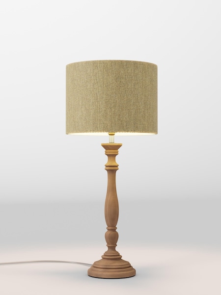 Ochre Yellow Tweedy Lamp Shade (AR4080_F68885) | £48