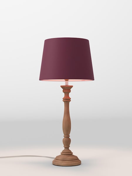 Cranberry Red Velvet Lamp Shade (AR4080_F68893) | £48