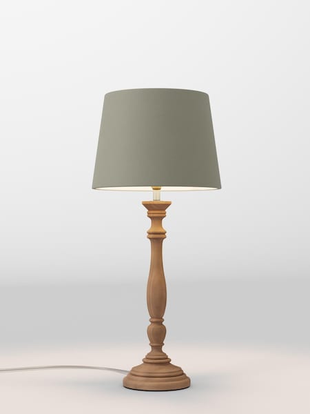Moss Green Velvet Lamp Shade (AR4080_F68895) | £48
