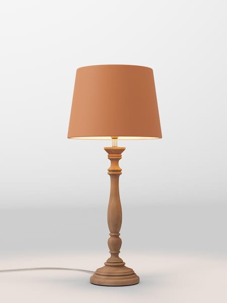 Orange Velvet Lamp Shade (AR4080_F68896) | £48