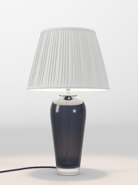 Ivory White Pleated Lamp Shade (AR4085_AR8407) | £75