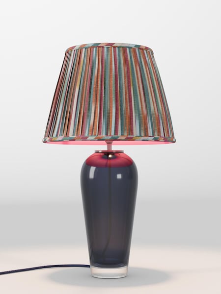 Red Stripes Pleated Lamp Shade (AR4085_AR8421) | £75