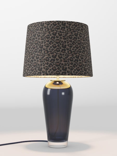 Leopard Print Velvet Lamp Shade (AR4085_F20714) | £75
