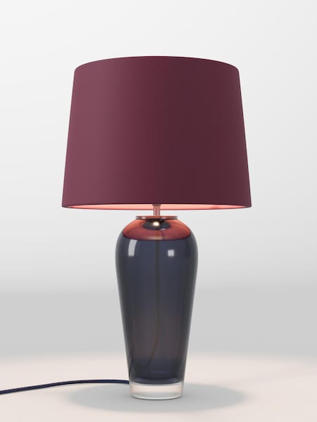 Cranberry Red Velvet Lamp Shade (AR4085_F68893) | £75